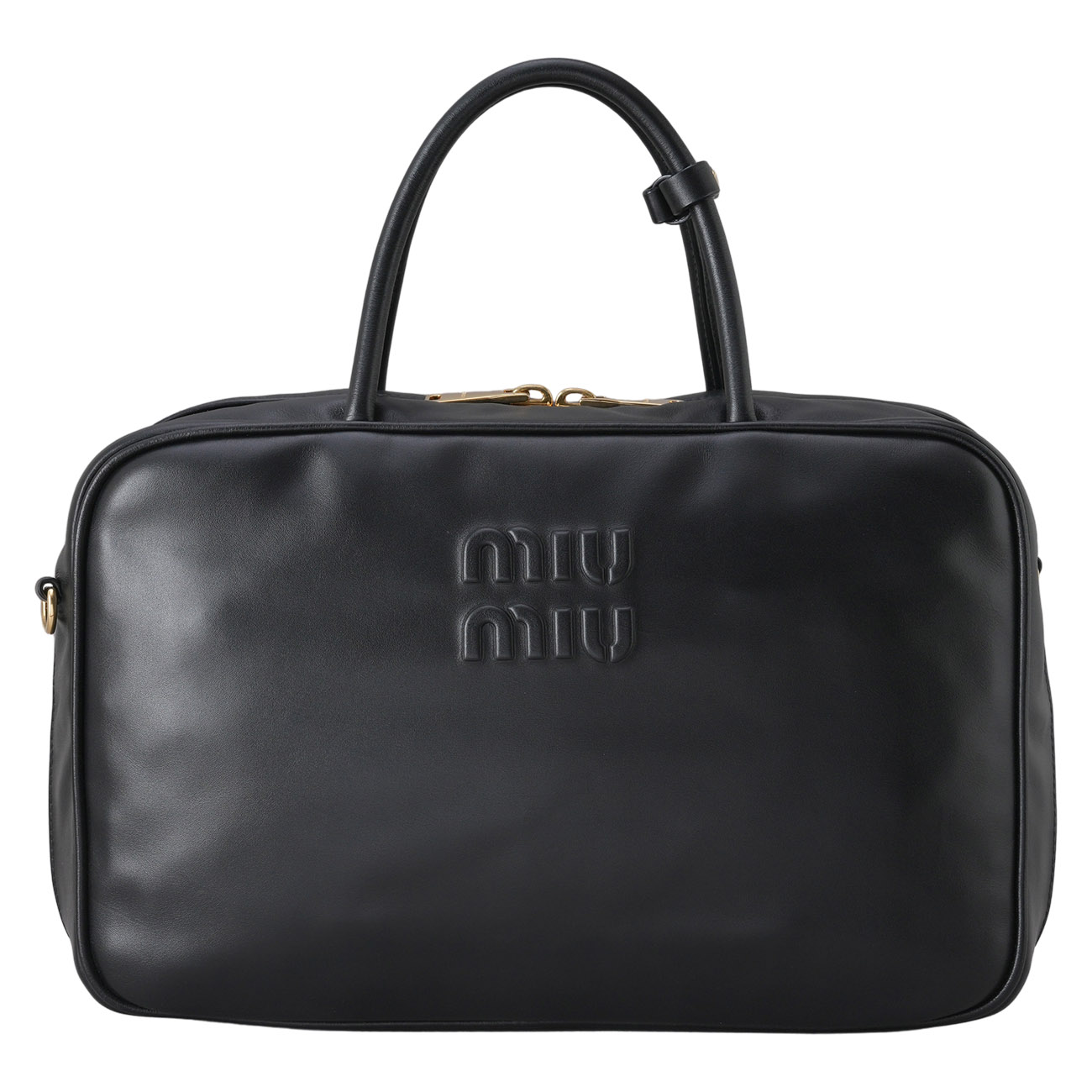 MIU MIU(USED)미우미우 5BB117 앰보 로고 볼링백